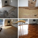 colocacion de piso de madera y  plastificado de piso