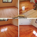 plastificado piso de madera